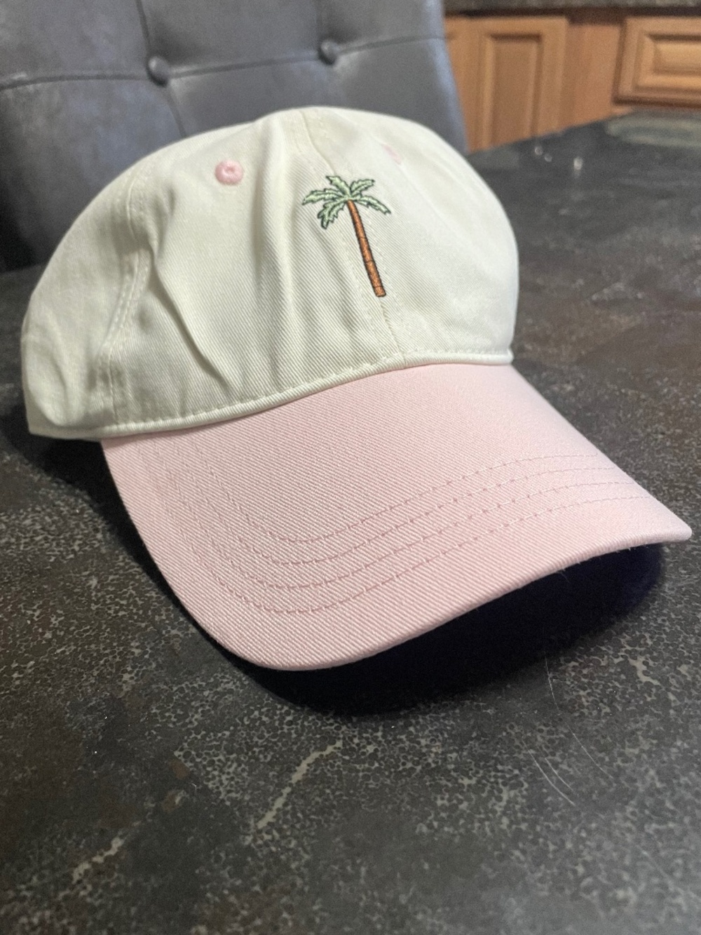 🆕🌴 Frasier Sterling Embroidered Palm Tree Adjustable Baseball Cap